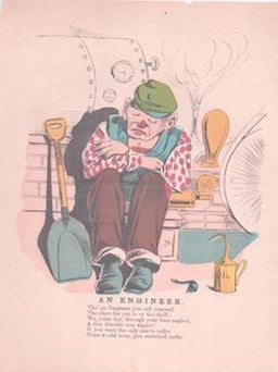 Item #71-6614 An Engineer. 19th/20th Century Artist