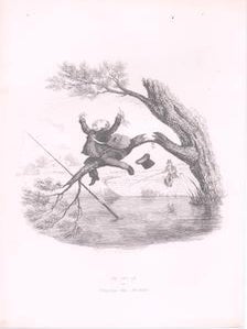 Item #71-6627 In for it. or Trying the Middle, from ‘The Sketches of Seymour’. Robert...