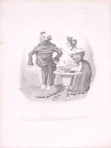 Item #71-6629 How does it fit behind?, from ‘The Sketches of Seymour’. Robert Seymour, H....