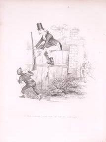 Item #71-6635 A Man coming ‘vich vay? de tell me rich vay.’, from ‘The Sketches of...