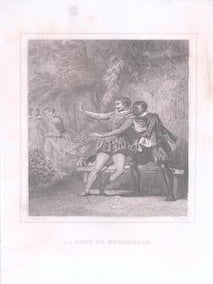 Item #71-7275 La Dame de Monsoreau. (The Lady of Monsoreau). Jules David, Charles-Amedee Colin,...