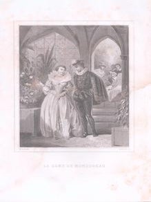 Item #71-7276 La Dame de Monsoreau. (The Lady of Monsoreau). Jules David, Francois Bruneau...
