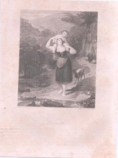 Item #71-7299 Nivette (The Swiss Peasant). Henry Howard, Charles Heath, After, Engraver