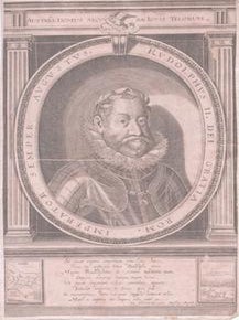 Item #71-7371 Portrait of Rudolf II (1552-1612), Holy Roman Emperor, King of Hungary and Croaia,...