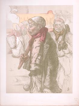 Item #71-7387 Au Pays Noir (In the Black Country), 1898. Jules-Gustave Besson, French