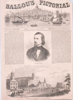Item #71-7618 “Central View in Jefferson Avenue, Detroit, Michigan.” Ballou’s Pictorial...
