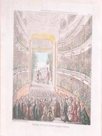 Item #71-7641 Dr. Syntax at Convent Garden Theatre. Thomas Rowlandson