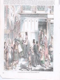 Item #71-7645 Fetching Home the Christmas Dinner, from “The Illustrated London News”, Vol....