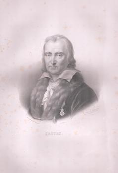 Item #71-8182 Portrait of Andre Gretry (French-Belgian composer, 1741-1813), with a facsimile of...