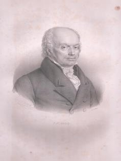 Item #71-8185 Portrait of Franz Joseph Gall (German neuroanatomist, and physiologist, 1758-1828),...