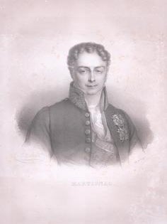 Item #71-8215 Portrait of Jean-Baptiste Sylvere Gay, 1st Viscount of Martignac (French lawyer,...