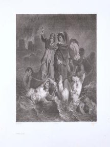 Item #71-8396 La Barque du Dante, from the series ‘Les Artistes Contemporains’. Eugene...