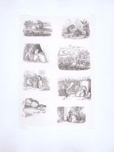 Item #71-8417 1re. Macedoine, from the series ‘Souvenirs d’Artistes’. 19th Century Artist