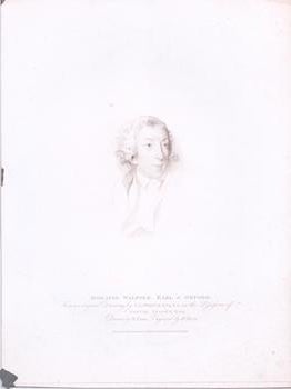 Item #71-8587 Portrait of Horatio Walpole (English novelist and poet, 1709-1784). Sir Thomas...