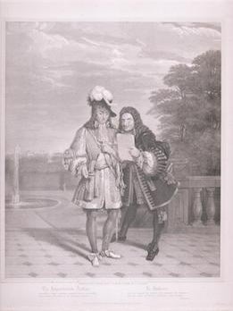 Item #71-8598 The Importunate. Le Facheux. Gilbert Stuart Newton, R. W. Sievier, After, Engraver