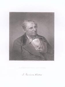 Item #71-8798 Portrait of James Fenimore Cooper (1789-1851). after a. Engraver, Mathew Brady