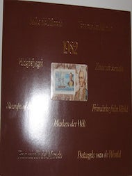 Item #71-8902 Stamps of the World Calendar 1982. Artists