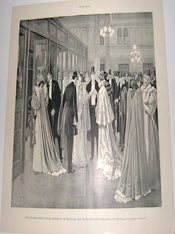 Item #71-9023 After the Opera - Waiting for the Carriages in the Box-Holders’ Lobby of the...