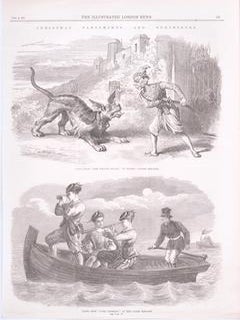 Item #71-9140 Christmas Pantomimes and Burlesques. 19th Century Artist
