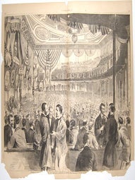Item #71-9169 Interior of Tammany Hall, New York - The Democratic Convention in Session. 19th...