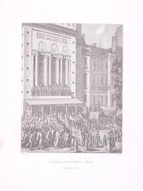 Item #71-9785 Le Peuple faisant fermer l’Opera, from ‘Tableaux Historiques de la Revolution...
