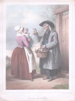 Item #71-9788 L’ami du village. Jules David, J. David et Anatole B., After, Lithographers