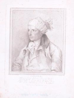 Item #71-9790 Portrait of William Cowper (English poet, 1731-1800). Sir Thomas Lawrence,...