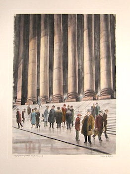 Item #71-9883 Pillars of Justice, New York City. William Sharp, After