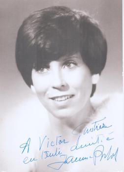 Janine Ribot, French Opera singer. Signed in ink on the photograph ...
