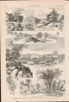 Item #73-0258 Annexed to new York—Scenes in Westchester County 22 November 1873. after Schell, Hogan, Harper's Weekly, sketches.