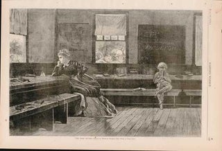 Item #73-0281 The Noon Recess. June 28 1873. Winslow Homer, Harper's Weekly, drawing