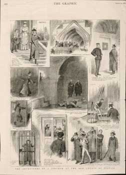 Item #73-0294 The Adventure of a Juryman at the New Courts of Justice March 17 1875. The Graphic