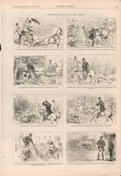 Item #73-0316 A Rheumatic Man's Day in the Country February 27 1875. Harper's Weekly