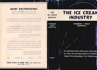 Item #73-0333 The Ice Cream Industry Dust Jacket Only, Book Not Included. Grover Dean Turnbow,...
