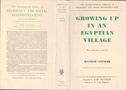 Hamed Ammar - Growing Up in an Egyptian Village: Silwa, Province of Aswan Dust Jacket Only, Book Not Included