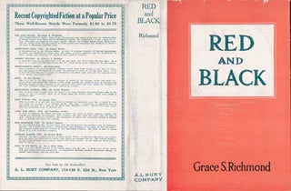 Item #73-0454 Red and Black Dust Jacket Only, Book Not Included. Grace S. Richmond