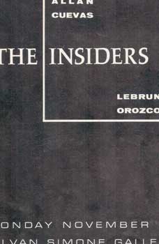 Item #73-0710 Of the Insiders. 28 November - 15 December 1960. Silvan Simone Gallery