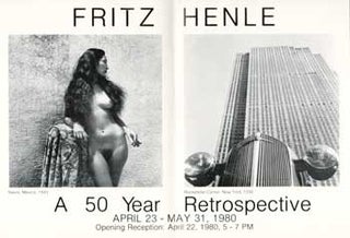 Item #73-0753 Fritz Henle A 50 Year Retrospective. April 23, 1980 - May 31, 1980. The Witkin Gallery