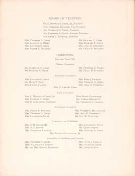 Item #73-0971 Board of Trustees. 1941. Edgar C. Shneck