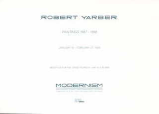 Item #73-0979 Paintings 1987-1998. January 14 - February 27 1999: Robert Yarber (artist). Modernism