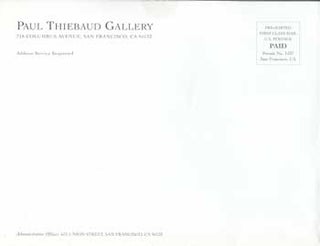 Item #73-1016 Twenty-Five Treasures. 2 September - 25 October 2003. Paul Thiebaud Gallery