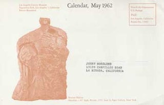 Item #73-1023 Calender May 1962. Los Angeles County Museum