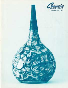 Item #73-1068 Ceramic Monthly: November 1976. Ceramic Monthly.