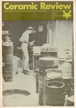 Item #73-1074 Ceramic Review: September/October 1971, Number Eleven. Craftsmen Potters...