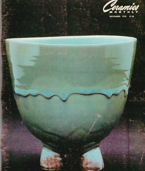 Item #73-1078 Ceramic Monthly: November 1978. Ceramic Monthly