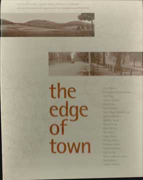Item #73-1338 The Edge of Town. Joseloff Gallery Hartford Art School