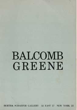 Item #73-1380 Balcomb Greene. Balcomb Greene
