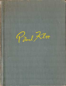 Item #73-1489 Paul Klee. Paul Klee, Carola Giedion-Welcker, fwd