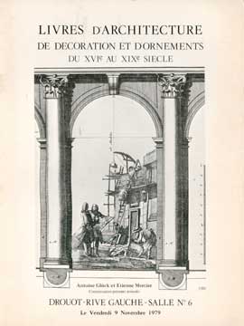 Item #73-1626 Livres d'Architecture decoration et D'ornemonts. Antoine Glück, Etienne...