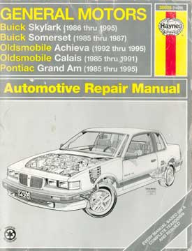 Item #73-1691 General Motors Automotive Repair Manual. Haynes Publishing Group
